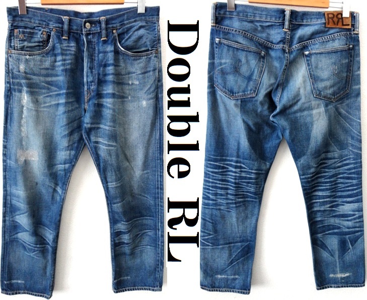 RRL ダブルアールエル DOUBLE Double RL 赤耳 希少USA製 セルビッチ 