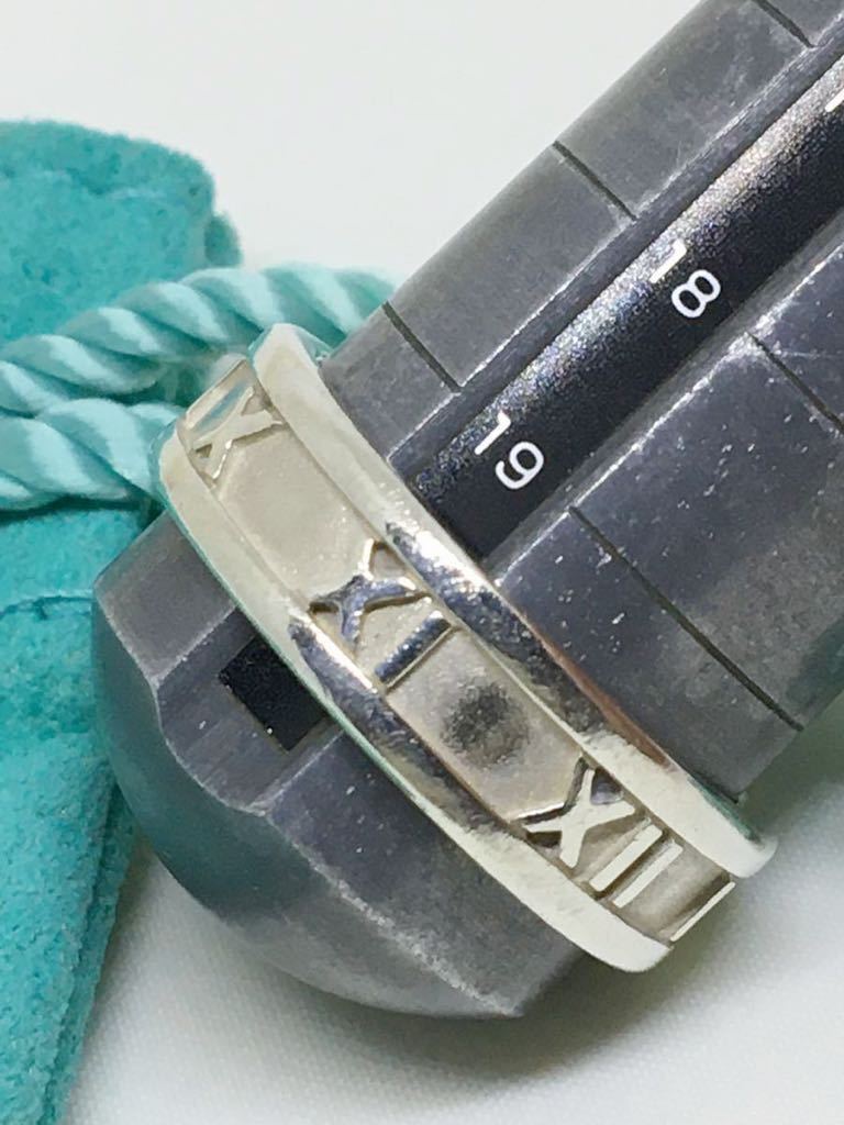 TIFFANY シルバー 刻印入り アトラスリング 2003 希少20号 美品