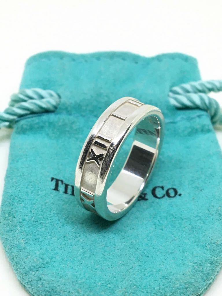 TIFFANY シルバー 刻印入り アトラスリング 2003 希少20号 美品