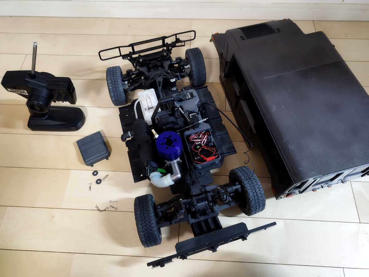 ディアゴスティーニ 京商 KYOSHO ハマーH1 ラジコンカー エンジンカー
