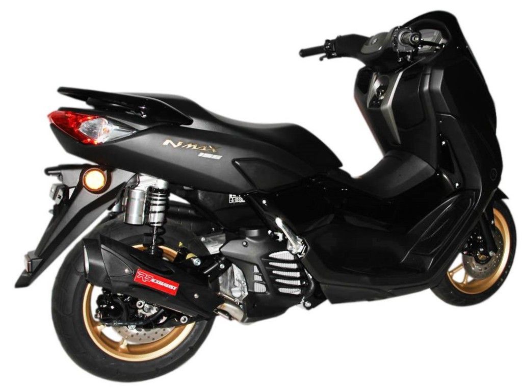 【大人気，HOT】 新型NMAX155 N-MAX155 インドモデル ブルーコア Misano Black フルエキゾースト マフラー(マフラー本体（社外）)｜売買されたオークション情報、yahooの商品情報をアーカイブ公開 - オークファン ヤマハ用