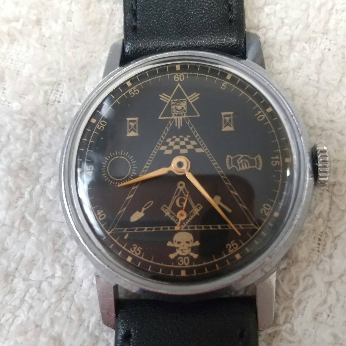 限定セール，新作登場 フリーメイソン 手巻き 腕時計(アナログ（手巻き）)｜売買されたオークション情報、yahooの商品情報をアーカイブ公開 - オークファン アナログ（手巻き）