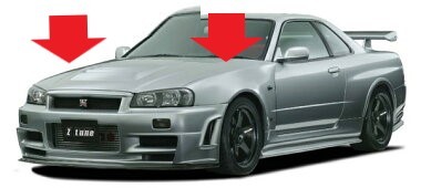 ラスト1個 BNR34 GT-R nismo Z-TUNEフロントフェンダー63110-RSR46-01