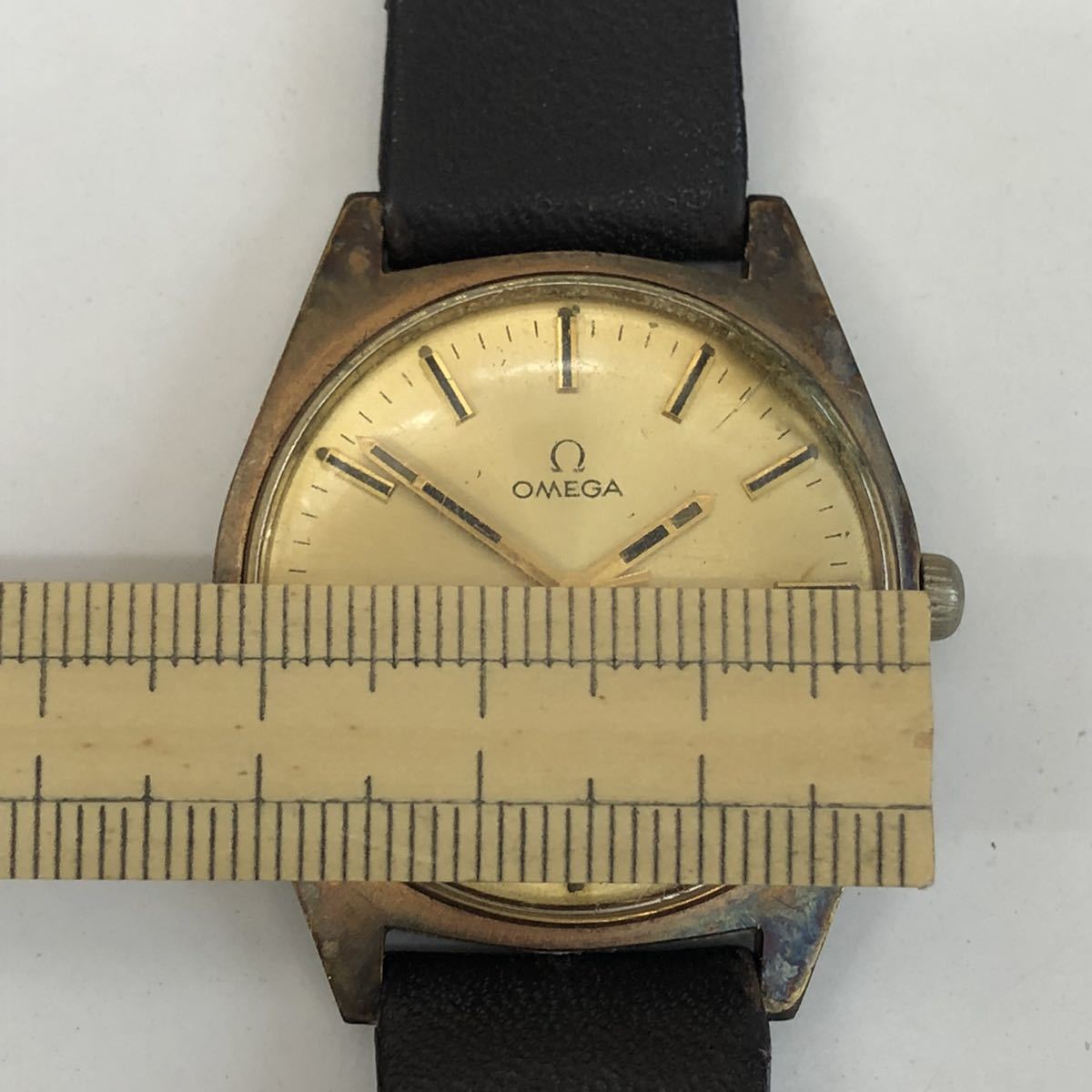 M0518】OMEGA オメガ Geneve ジュネーブ メンズ腕時計 スイス製