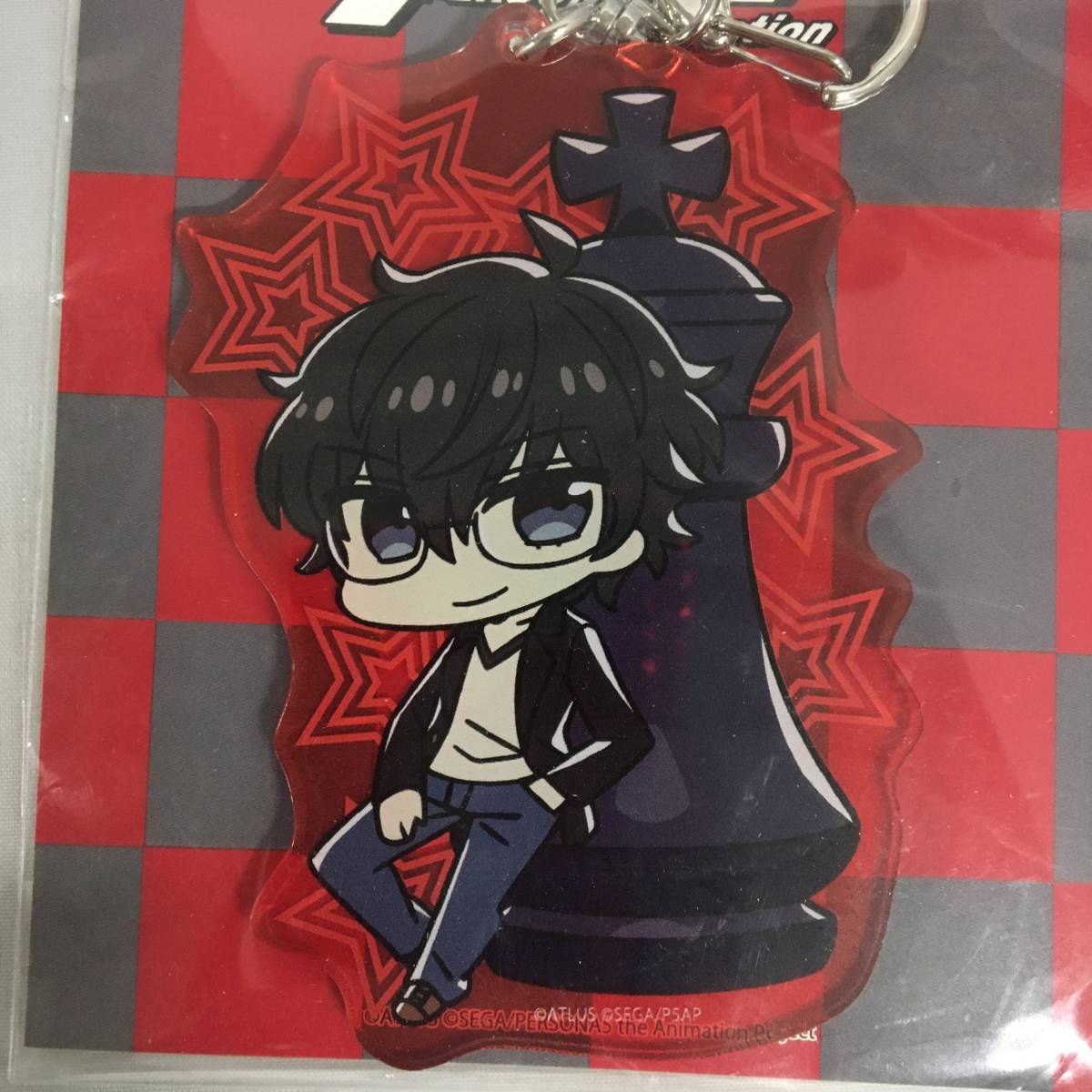 ○未開封 雨宮蓮 明智吾郎 デフォルメver. アクリルチャーム 2点セット 