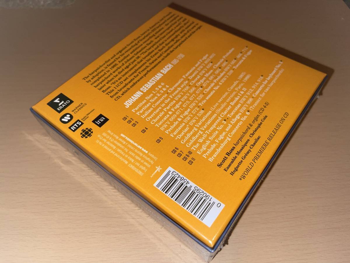 SCOTT ROSS @ 11CD BOX スコット ロス @ 新品 未開封 @ バッハ 鍵盤