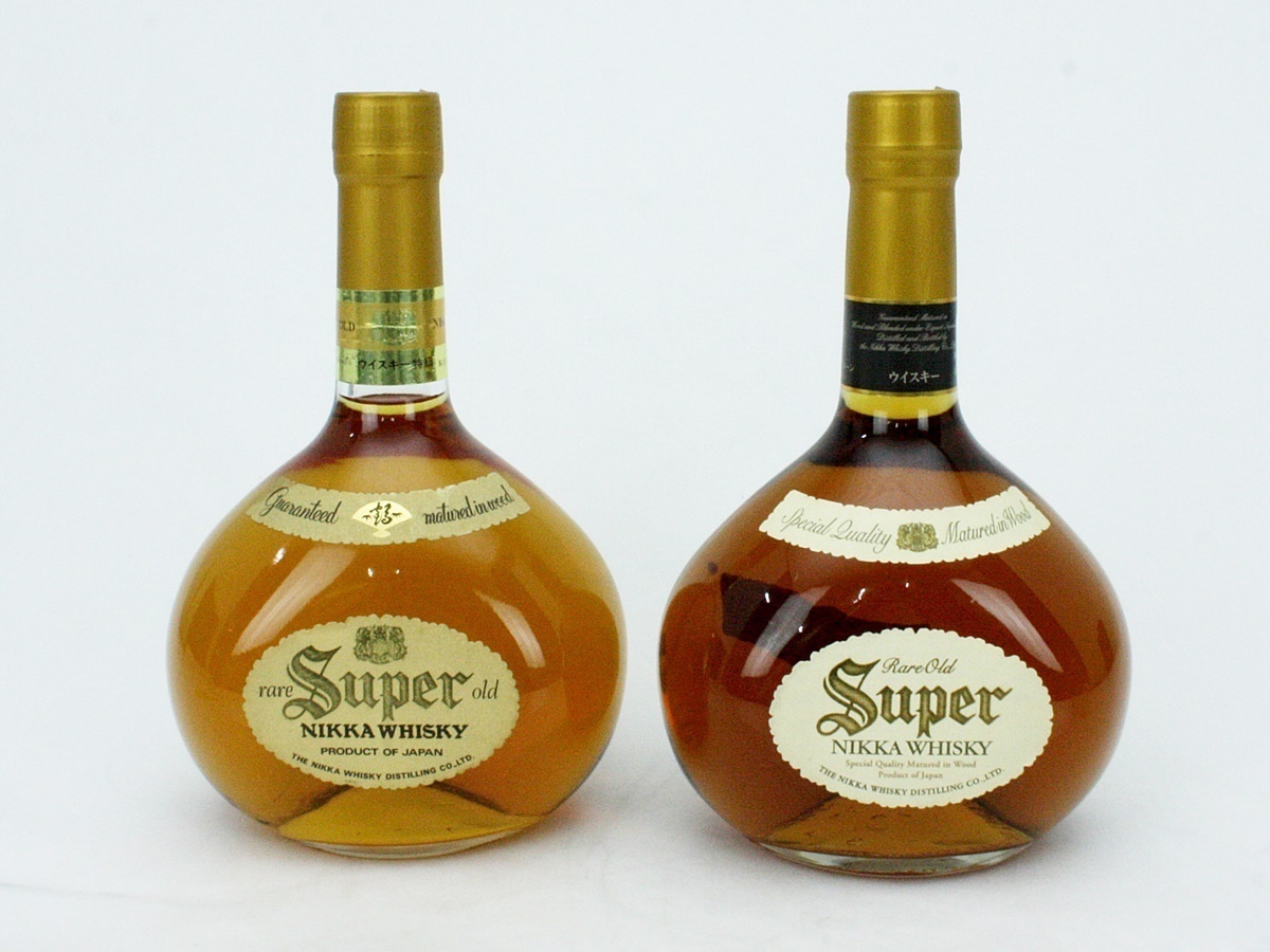未開封保管品 古酒◇ ニッカ Super Whisky rare old 760mm、750mm 2本