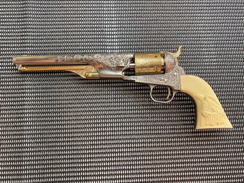【美品】モデルガン GENERAL CUSTER’S REVOLVER GENERAL CUSTER'S REVOLVER by THE FRANKLIN MINT モデルガン 未発火