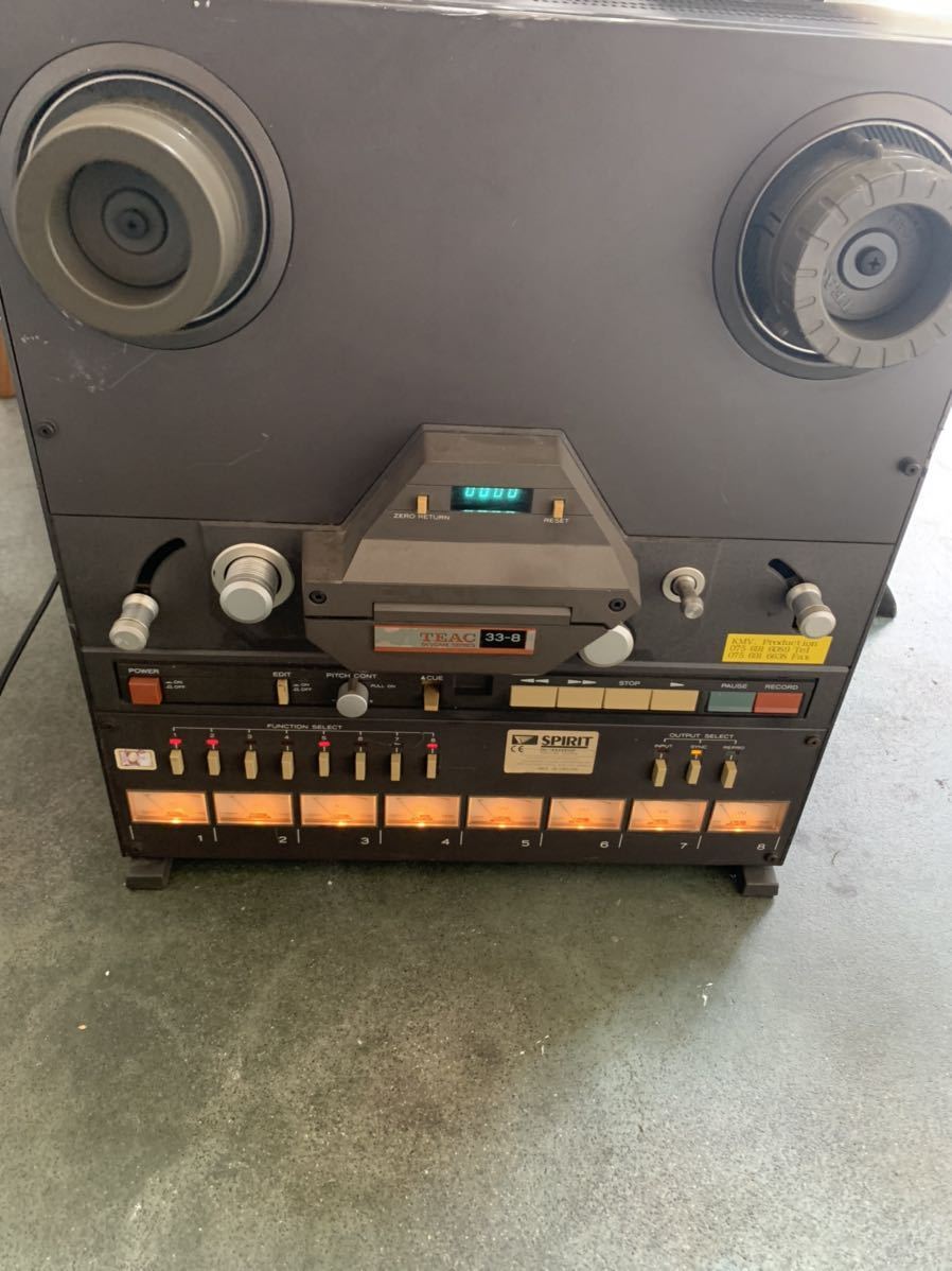TEAC/ティアック TASCAM/タスカム オープンリールデッキ 型番：33-8 TASCAM TEAC オープンリールデッキ □□TEAC 7号リールテープ1本&frasl;空 オープンリール