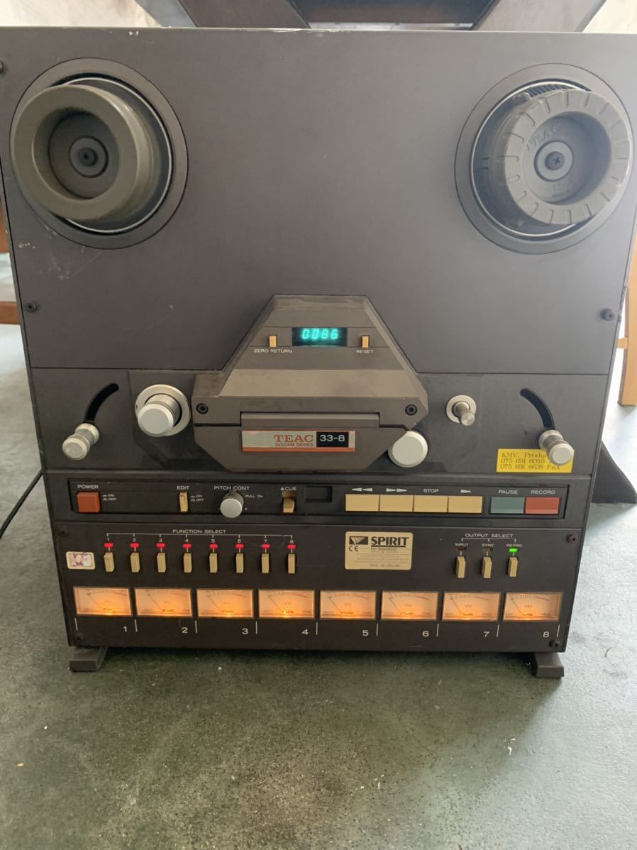TEAC/ティアック TASCAM/タスカム オープンリールデッキ 型番：33-8 TASCAM TEAC オープンリールデッキ □□TEAC 7号リールテープ1本&frasl;空 オープンリール