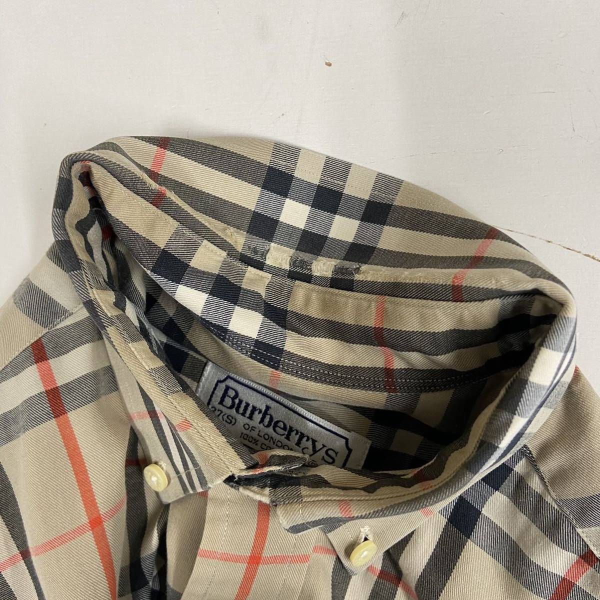 BURBERRY】CLAVERDON チェック柄 長袖コットンシャツ (Burberry/シャツ 