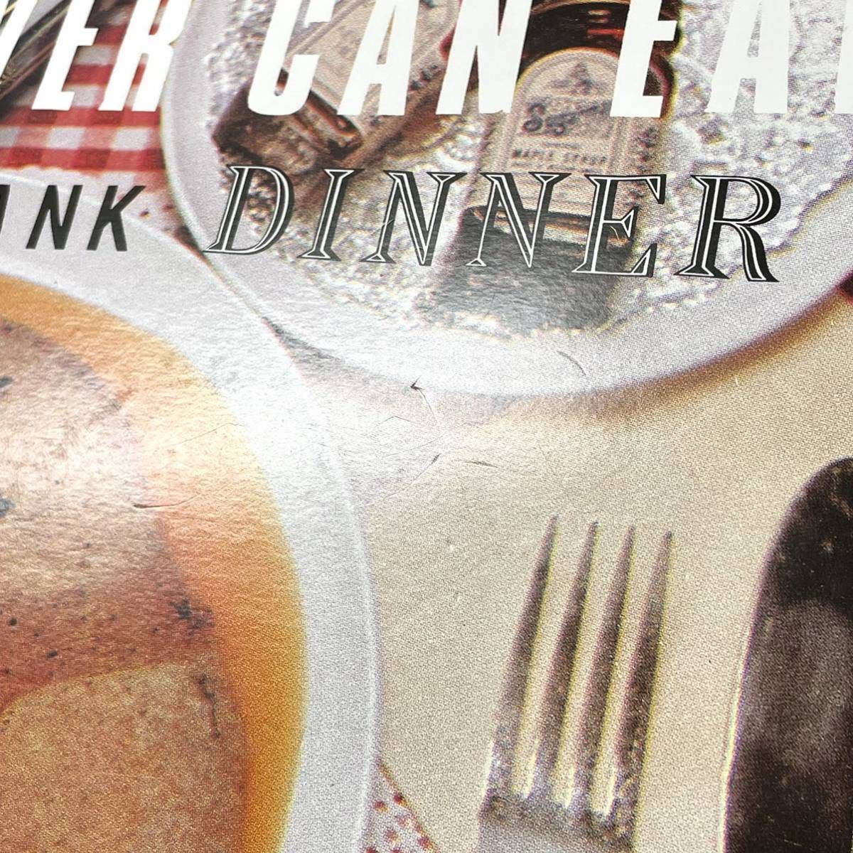 ☆LP☆ステッカー付☆希少☆THE SWANKYS NEVER CAN EAT SWANK DINNER