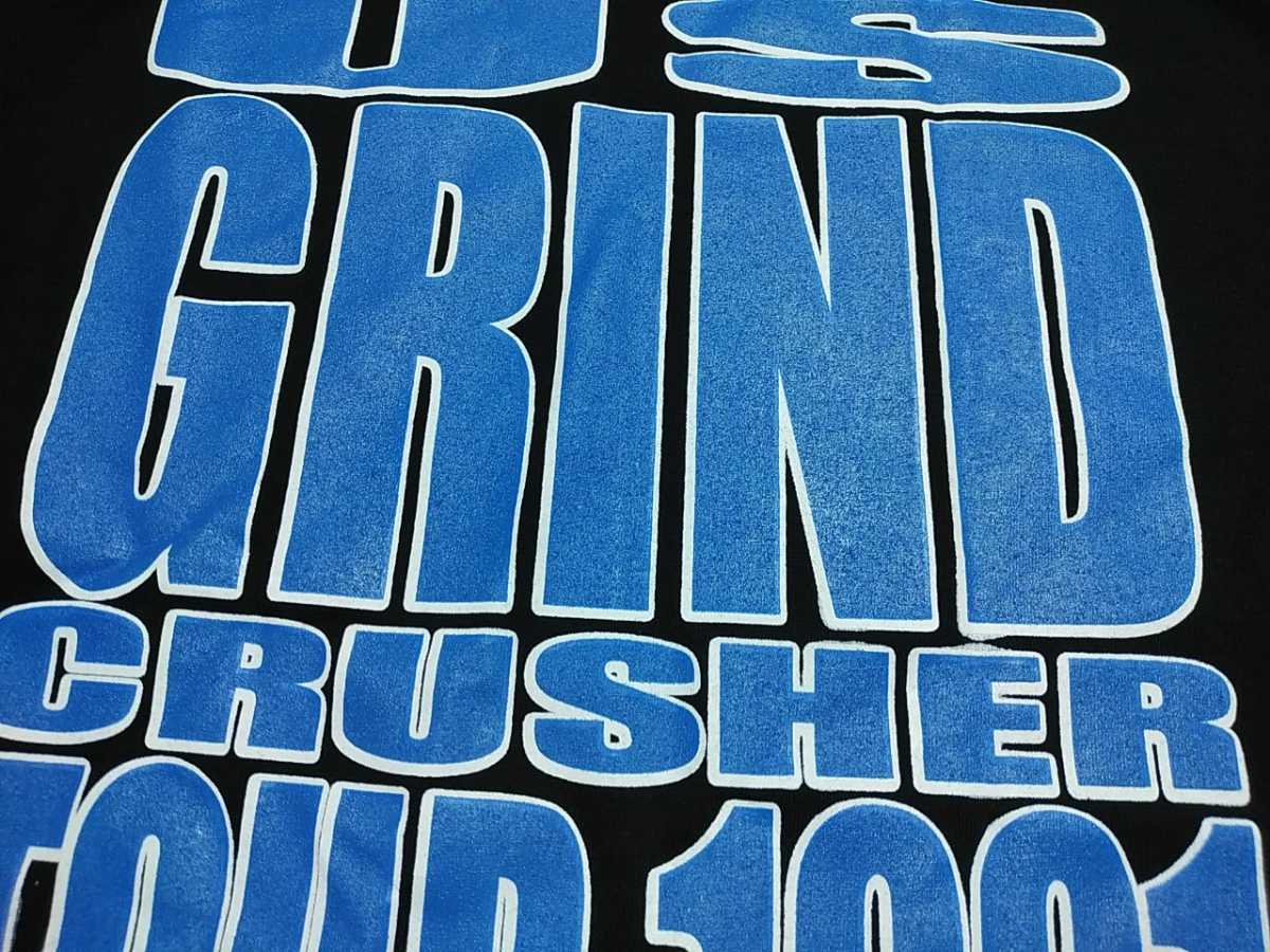 NAPALM DEATH 長袖 Tシャツ US grind crusher tour 1991 黒L ロンT 