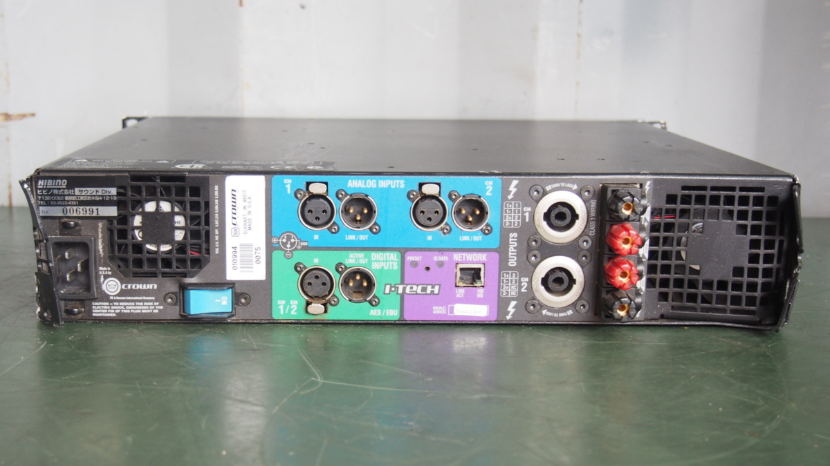 AMCRON XTI-4000 パワーアンプ ジャンク品