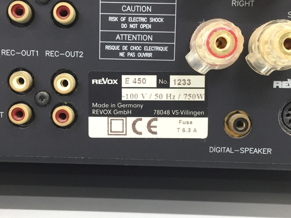 REVOX ルボックス E450 プリメインアンプ 音響機材 中古 K6492725 REVOX | Accuphase 09:49 2013-07-01 イースタンサウンドファクトリー