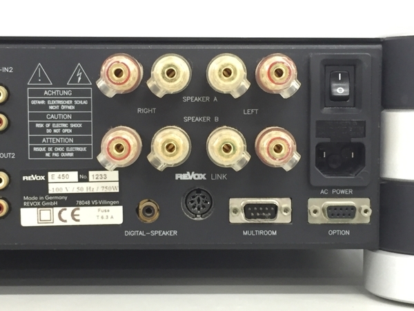 REVOX ルボックス E450 プリメインアンプ 音響機材 中古 K6492725 REVOX | Accuphase 09:49 2013-07-01 イースタンサウンドファクトリー