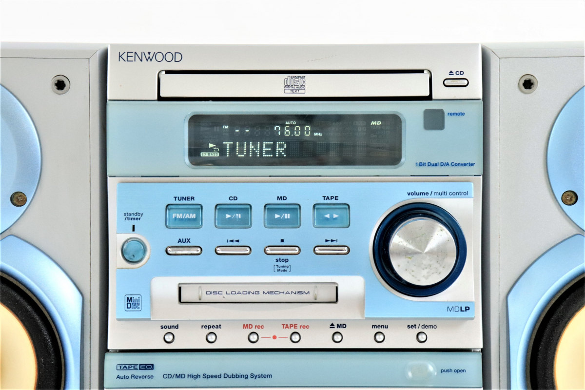 □KENWOOD ケンウッド RXD-SJ3 MD CD/MD/カセット コンポ