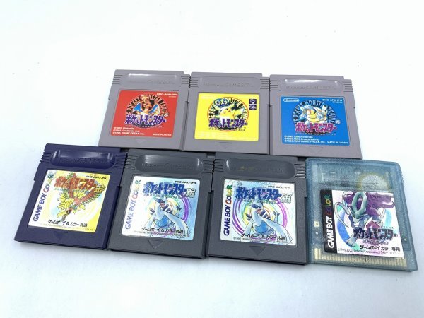 ジャンク品】ゲームボーイ ソフト ポケットモンスター 赤 青 