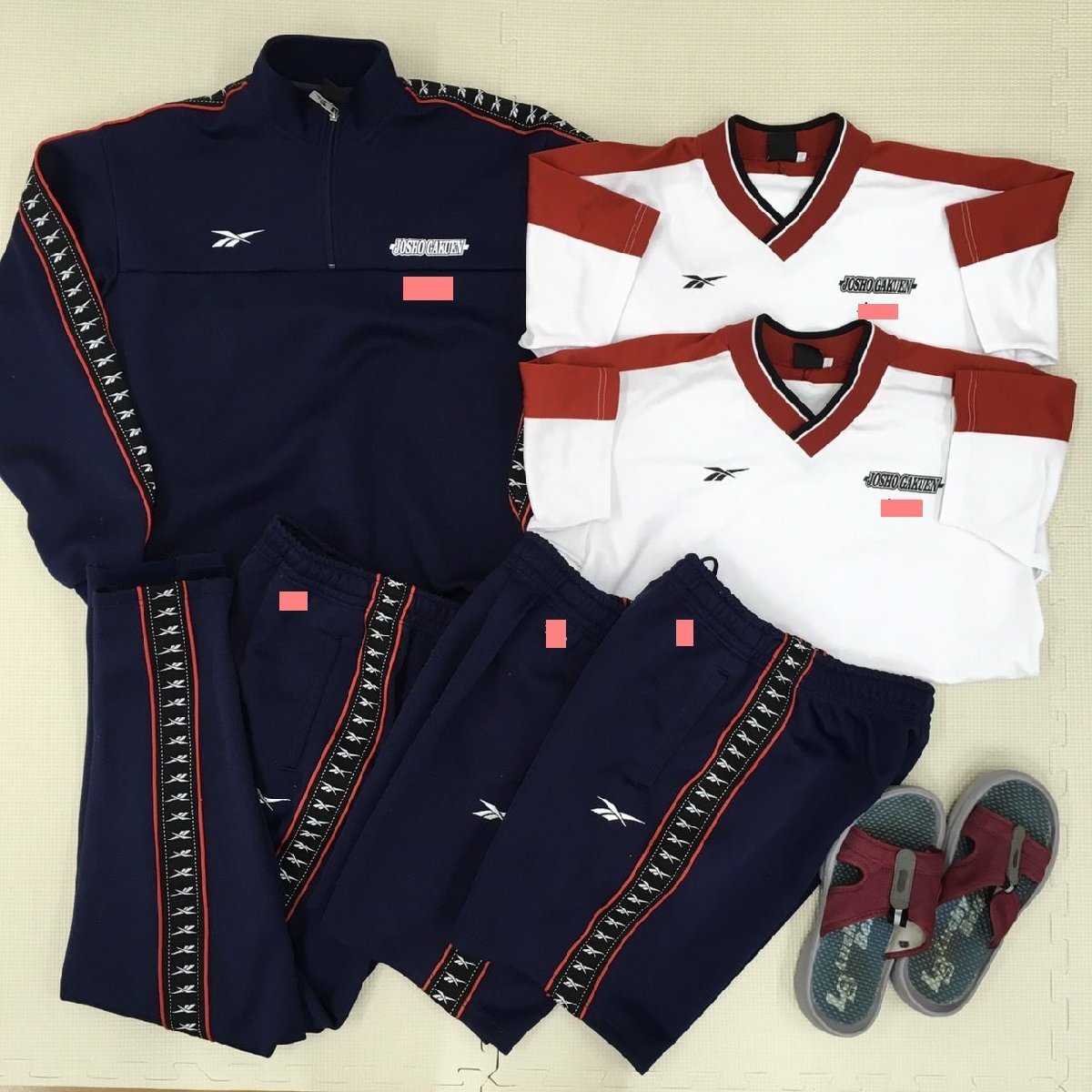 ASJ499-3(中古)大阪府 常翔学園高校 ジャージ 7点セット /指定品  