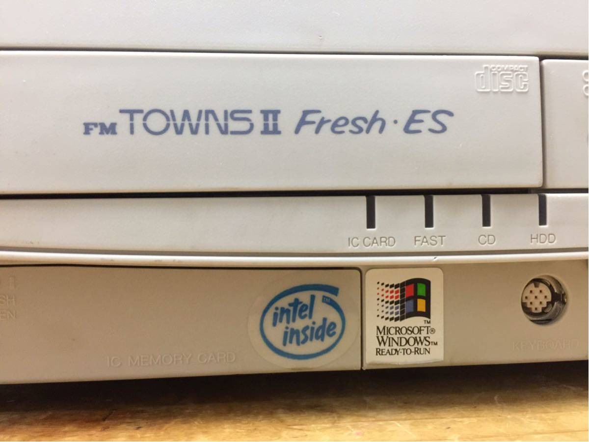 富士通 FM TOWNS Ⅱ FRESH・ES 本体 PC FUJITSU FMTWFES ジャンク 動作 