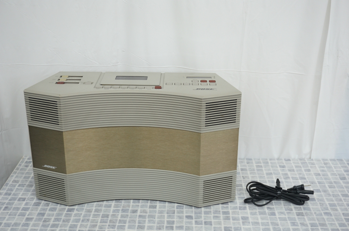 SK] BOSE ボーズ AW-1 ACOUSTIC WAVE ラジカセ ケース付き □a509714