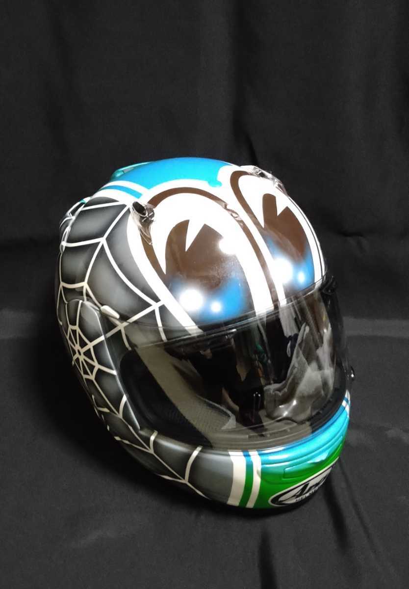 アライ Arai カスタムペイント キラキラおめめ アニメ目 sizeM 忠ヘル 
