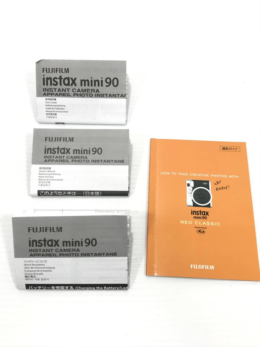ジャンク】チェキ instax mini 90 ネオクラシック ブラウン FUJIFILM