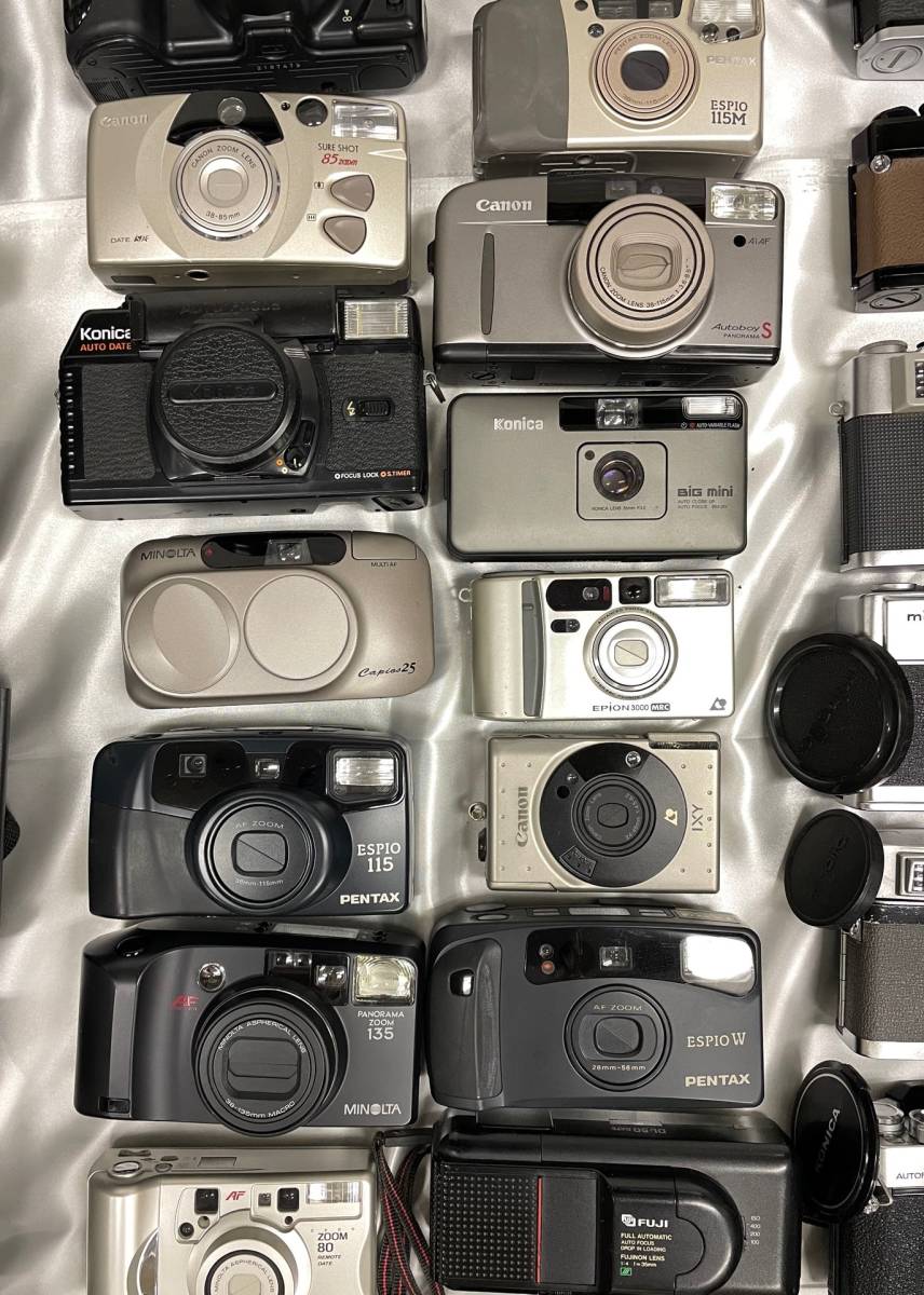 カメラ おまとめ72個 OLYMPUS OM-1 Nikon Ｄ70Ｓ Ｆ80 Ｆ90Ｘ Canon MINOLTA PENTAX FUJI等 デジカメ 一眼レフ　ポラロイド等　ジャンク品 OM-1 OLYMPUS Olympus 完動品、整備済◉Olympus 単焦点レンズ付き RENTAL