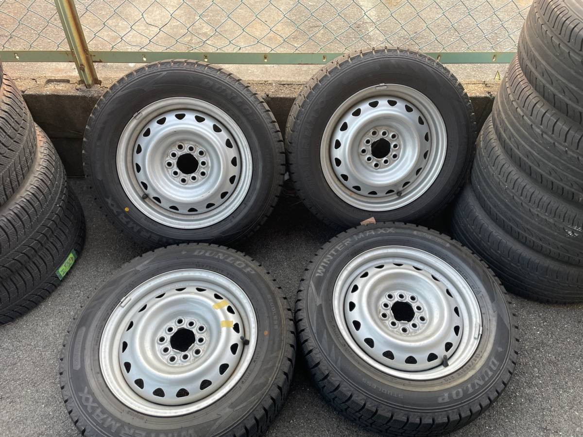 ☆売り切り☆ スチールホイール 鉄チンホイール 15インチ DUNLOP 