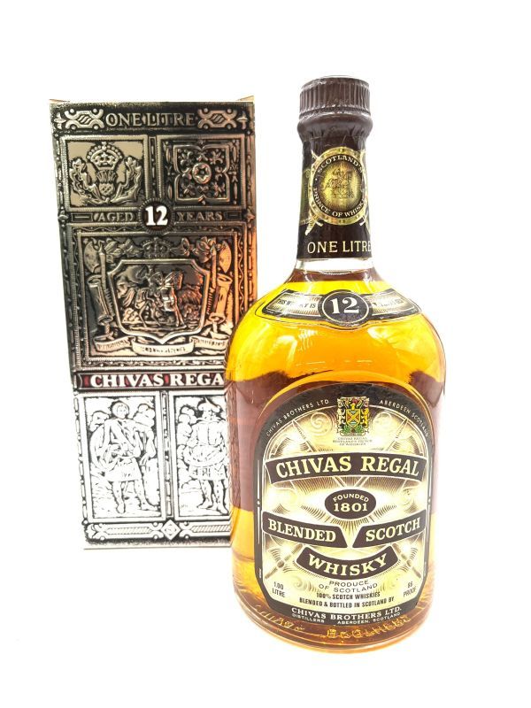 ☆未開栓☆JOHNNIE WALKER BLACK LABEL CHIVAS REGAL AGED 12 YEARS 43