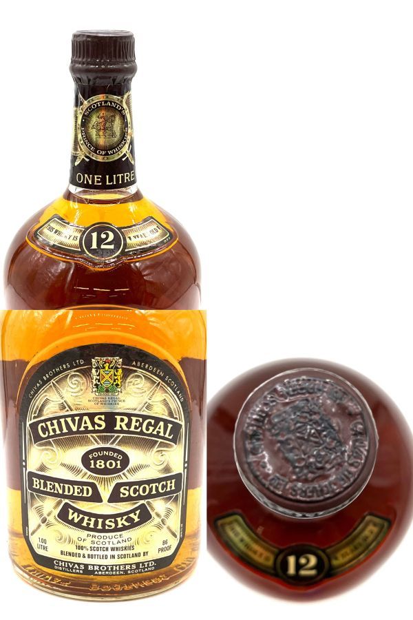 ☆未開栓☆JOHNNIE WALKER BLACK LABEL CHIVAS REGAL AGED 12 YEARS 43