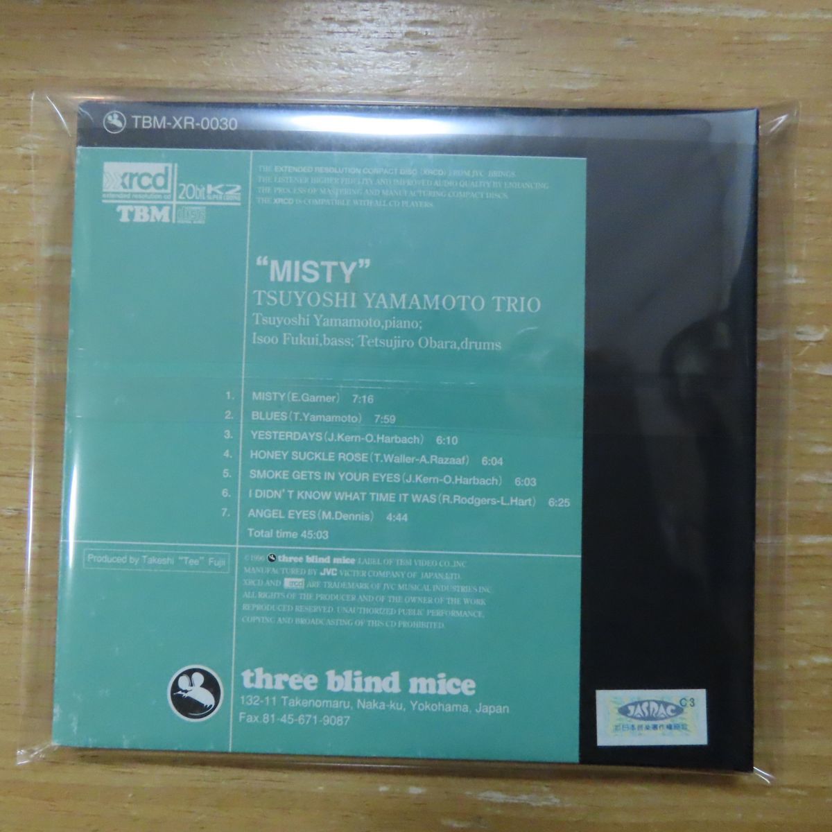 41016907;【XRCD/TBM/和ジャズ】山本剛トリオ / MISTY　TBM-XR-0030_2