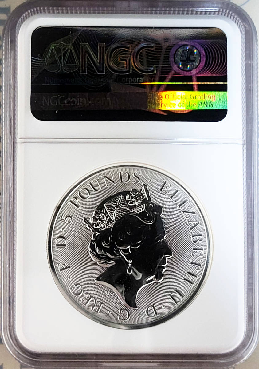 イギリス 2021年 銀貨 コンプリーター クイーンズ 0 クイーンズ