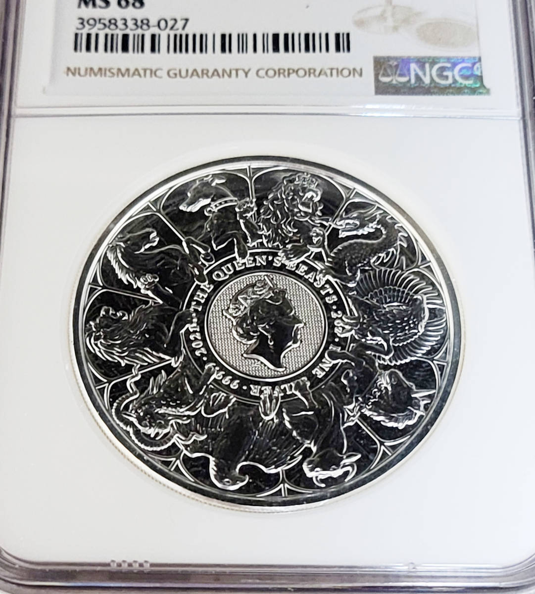 イギリス 2021年 銀貨 コンプリーター クイーンズ 0 クイーンズ
