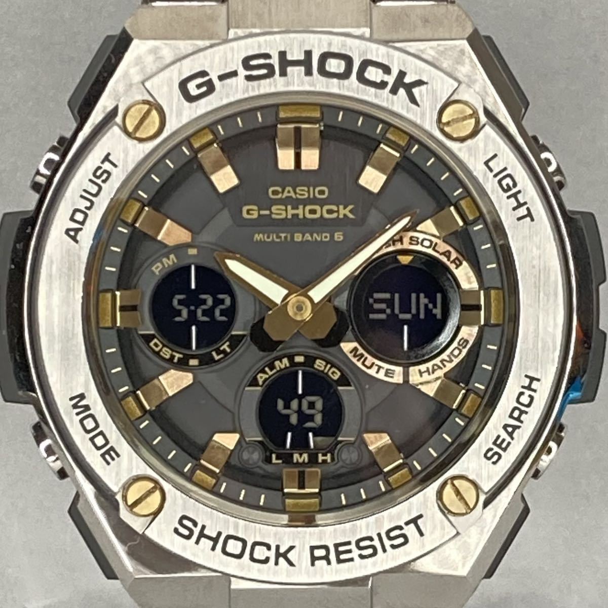 G-SHOCK G-STEEL GST-W110D-1A9JF 美中古品（極美品 G-SHOCK GST-W110D 