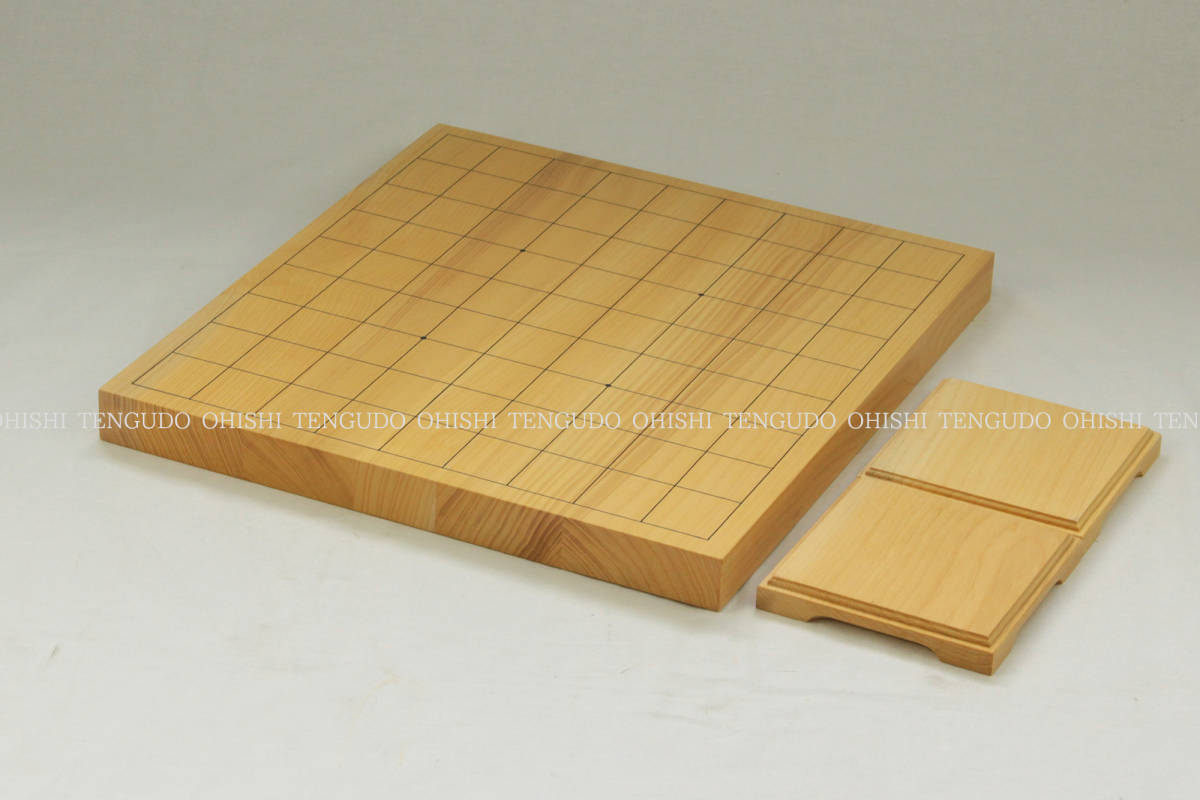 囲碁 駒 セット 本州限定 本榧1寸卓上碁盤セット（ハギ盤・上） |