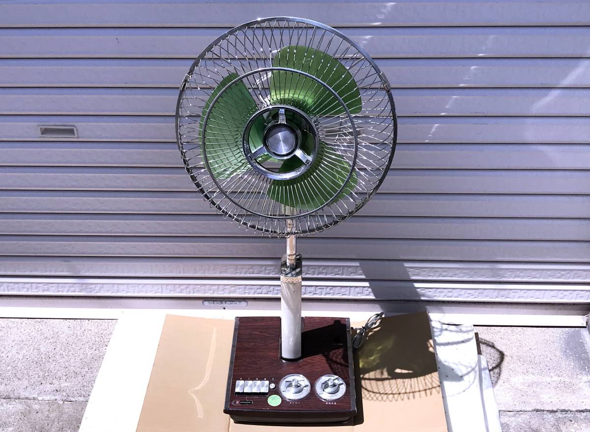 H-654 日立 扇風機 HITACHI 昭和レトロ 昭和 ☆ 羽根径30㎝ 作動品 Yahoo!