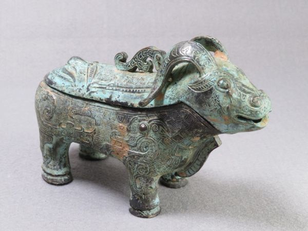 2942】お茶席道具 中国 唐物 青銅 獣香炉（初品・買取品