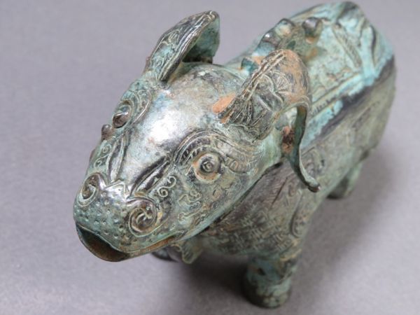 2942】お茶席道具 中国 唐物 青銅 獣香炉（初品・買取品