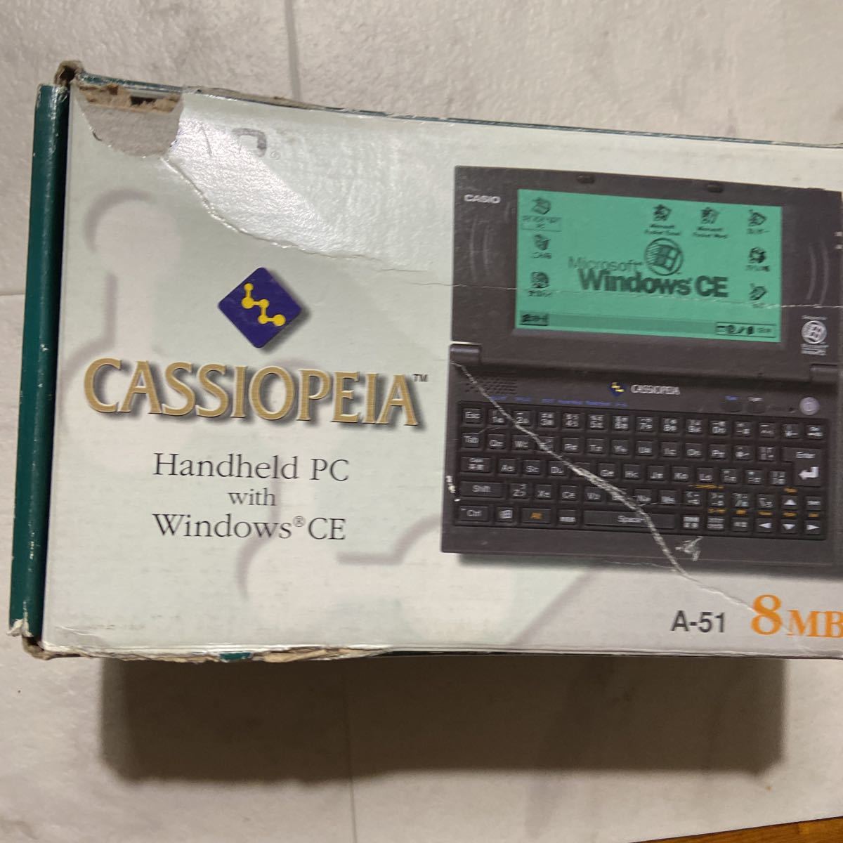 N05055 CASIO CASSIOPEIA A-51 付属品 簡易動作確認済み ハンドヘルド