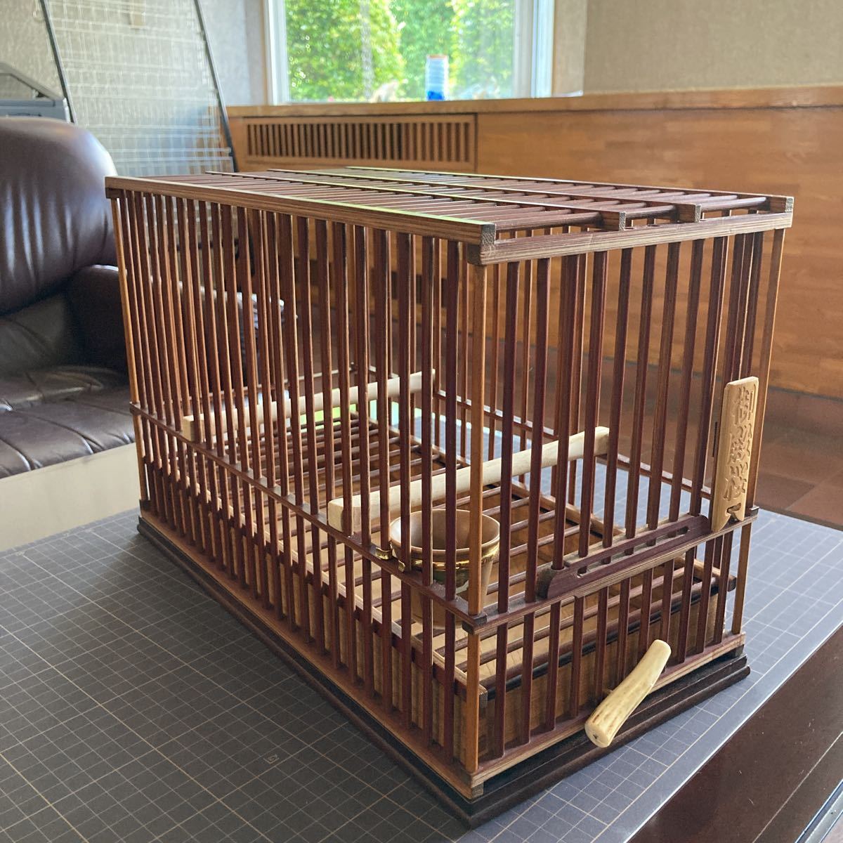 名人籠 竹鳥籠 めじろ籠 メジロ籠 目白籠 鳥籠 とり籠 鳥かご 昭和