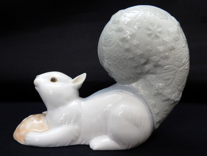 LLADRO リヤドロ フィギュリン 1000円スタート 少女 犬 陶器置物 0
