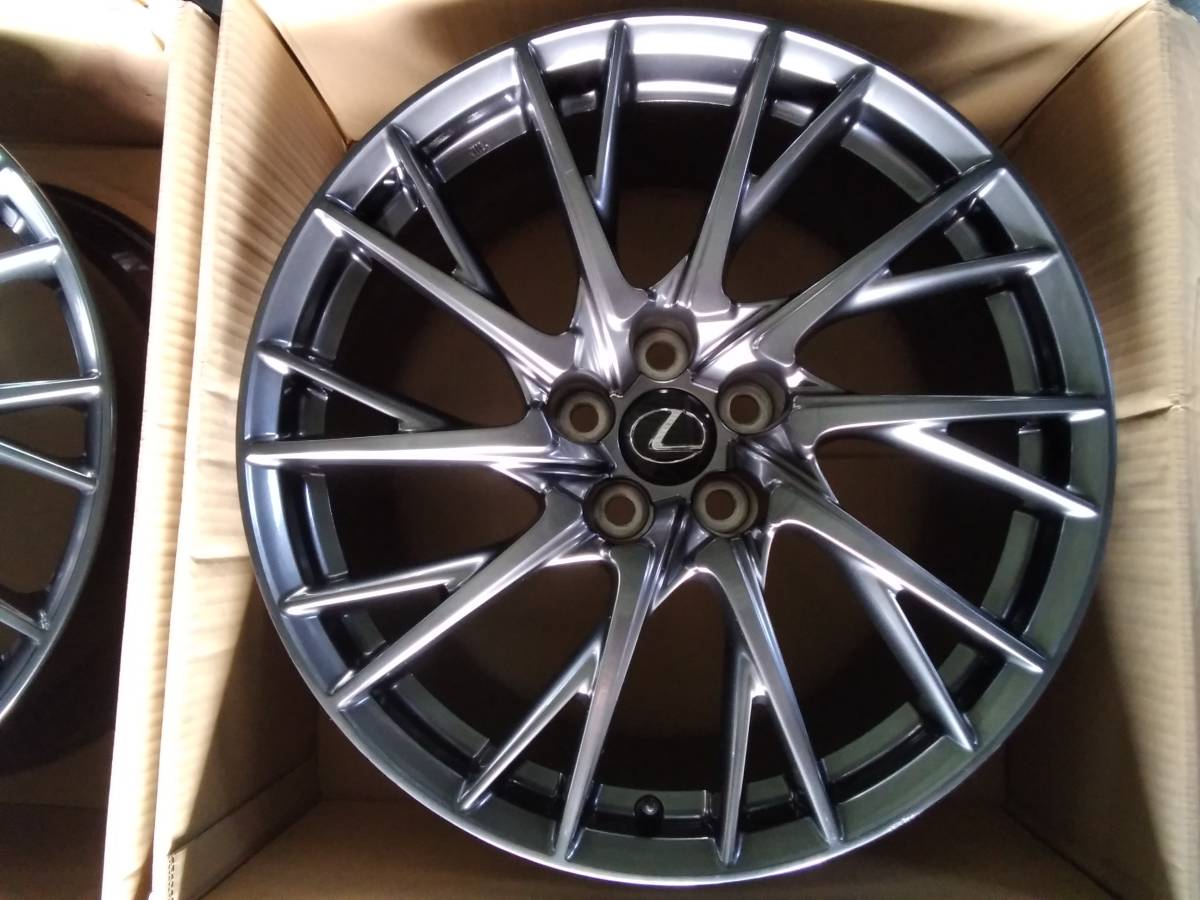 レクサス LEXUS RC F 純正 アルミホイール BBS製 19インチ 9j+50 10j+ 