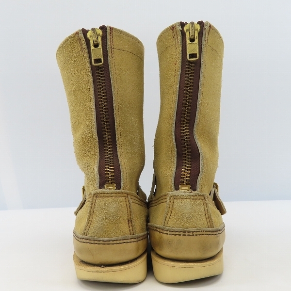 Russell Moccasin キャバリエベージュブーツ ふさわしく 10E