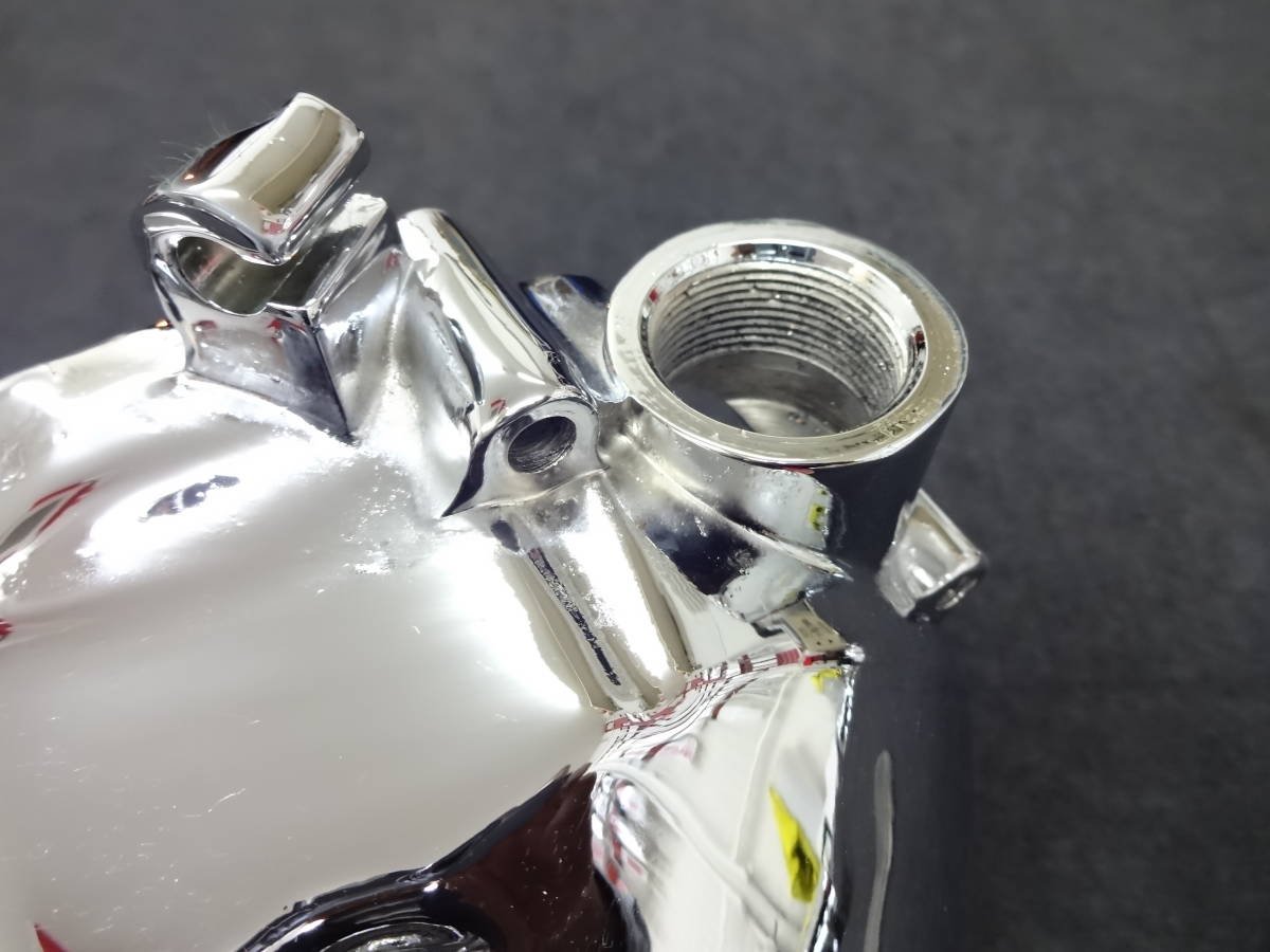 クラッチカバー 大阪魔人 ZRX400 メッキ後未使用品 ①大阪魔人 