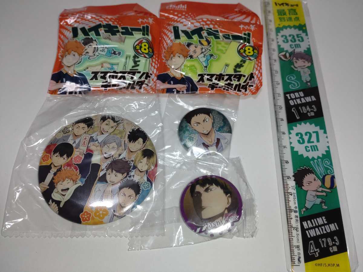 ハイキュー 青葉城西高校 牛島若利ほかグッズセット ラバスト 定規 缶バッジ スマホスタンド 及川徹 岩泉一 国見英 その他 売買されたオークション情報 Yahooの商品情報をアーカイブ公開 オークファン Aucfan Com