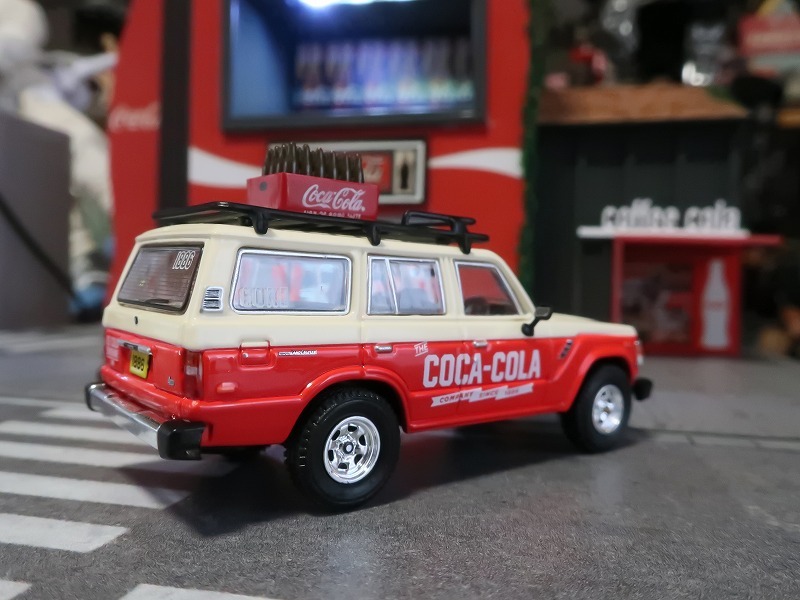 爆レア☆1個のみ☆コカコーラ トヨタ ランドクルーザー FJ60 ミニカー