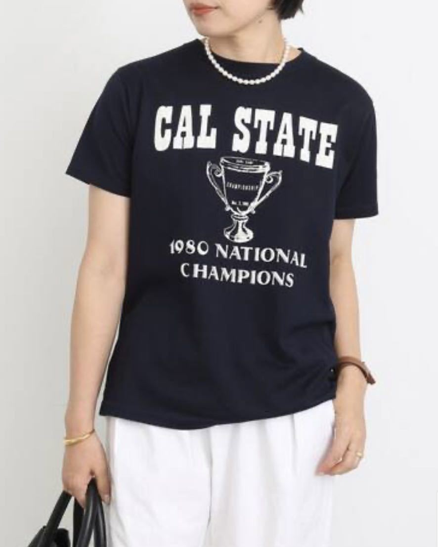 【最新作，人気】 定価 タグ付 Deuxieme Classe CALSTATE Tシャツ ネイビー ドゥーズィエムクラス APSTUDIO アパルトモン(トップス)｜売買されたオークション情報、yahooの商品情報をアーカイブ公開 - オークファン トップス