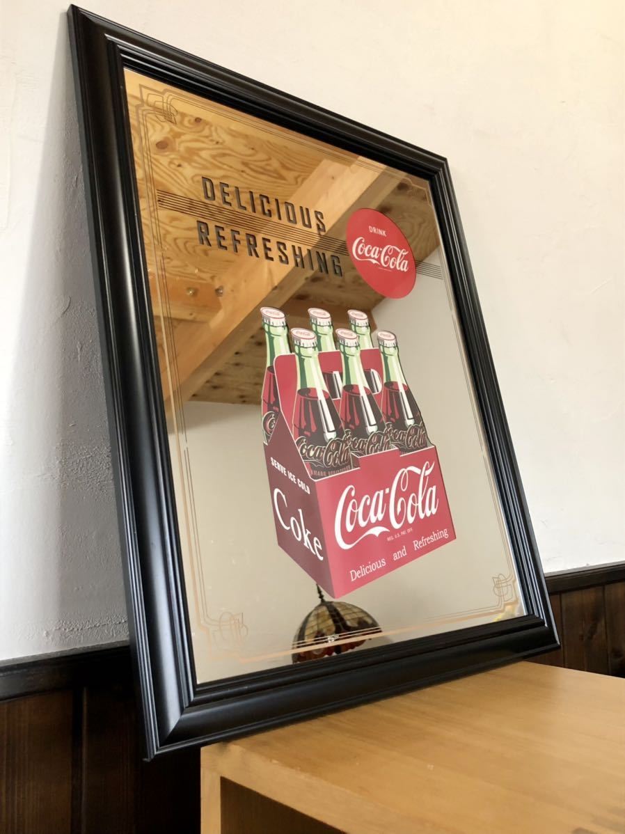 コカ・コーラ アメリカン雑貨 パブミラー Coca Cola Coke コカコーラ