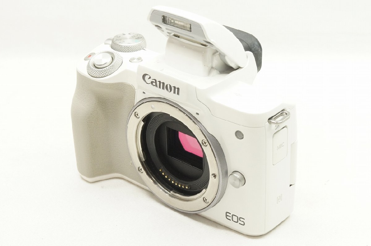 M EOS Kiss 公式通販 1円～Canon ホワイト ミラーレス デジタル一眼